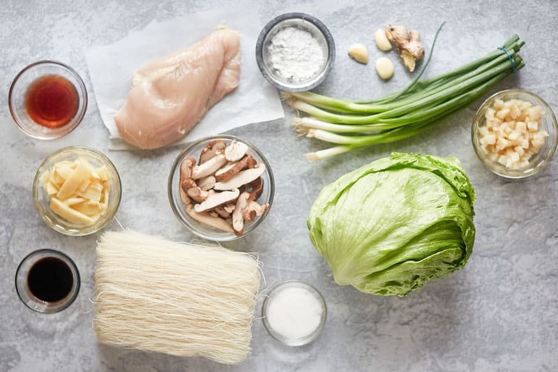 PF Chang's lettuce wraps ingredients.