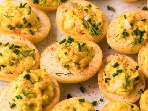 Smoked Deviled Eggs - The Cookin Chicks