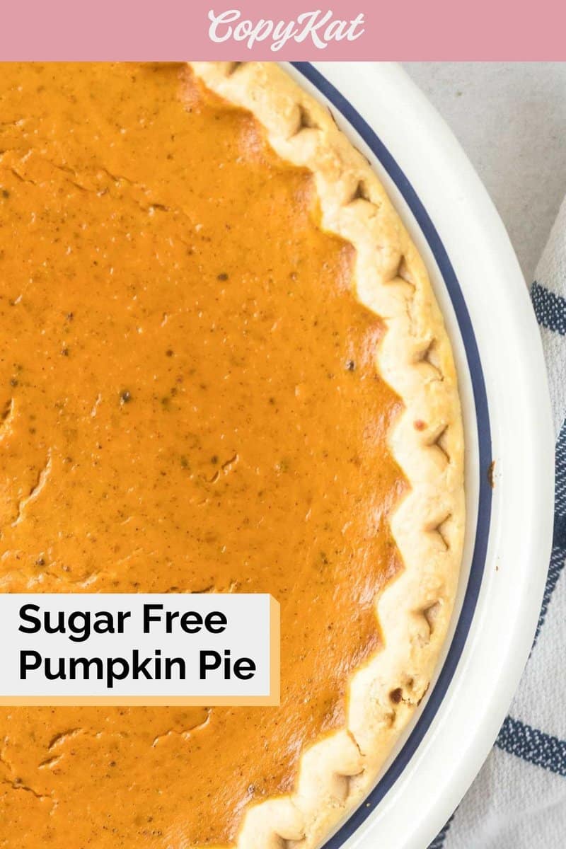 Best Sugar Free Pumpkin Pie - CopyKat Recipes