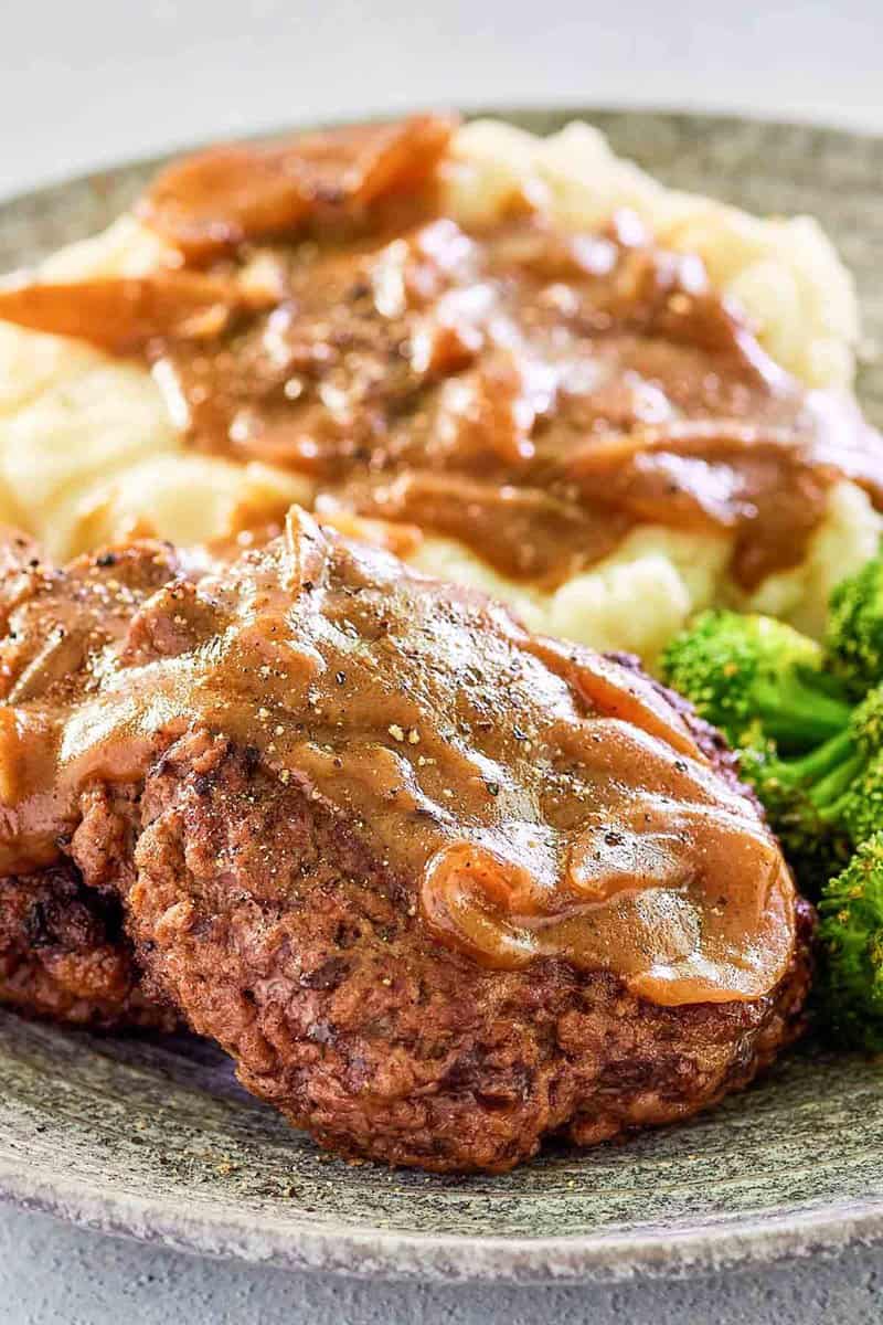 Chopped Steaks and Gravy - Ground Beef Recipes