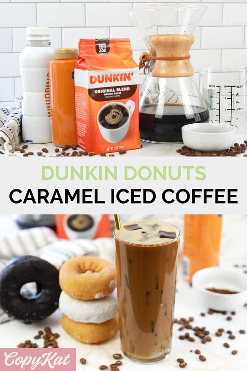 Dunkin Donuts Caramel Iced Coffee Recipe CopyKat Recipes