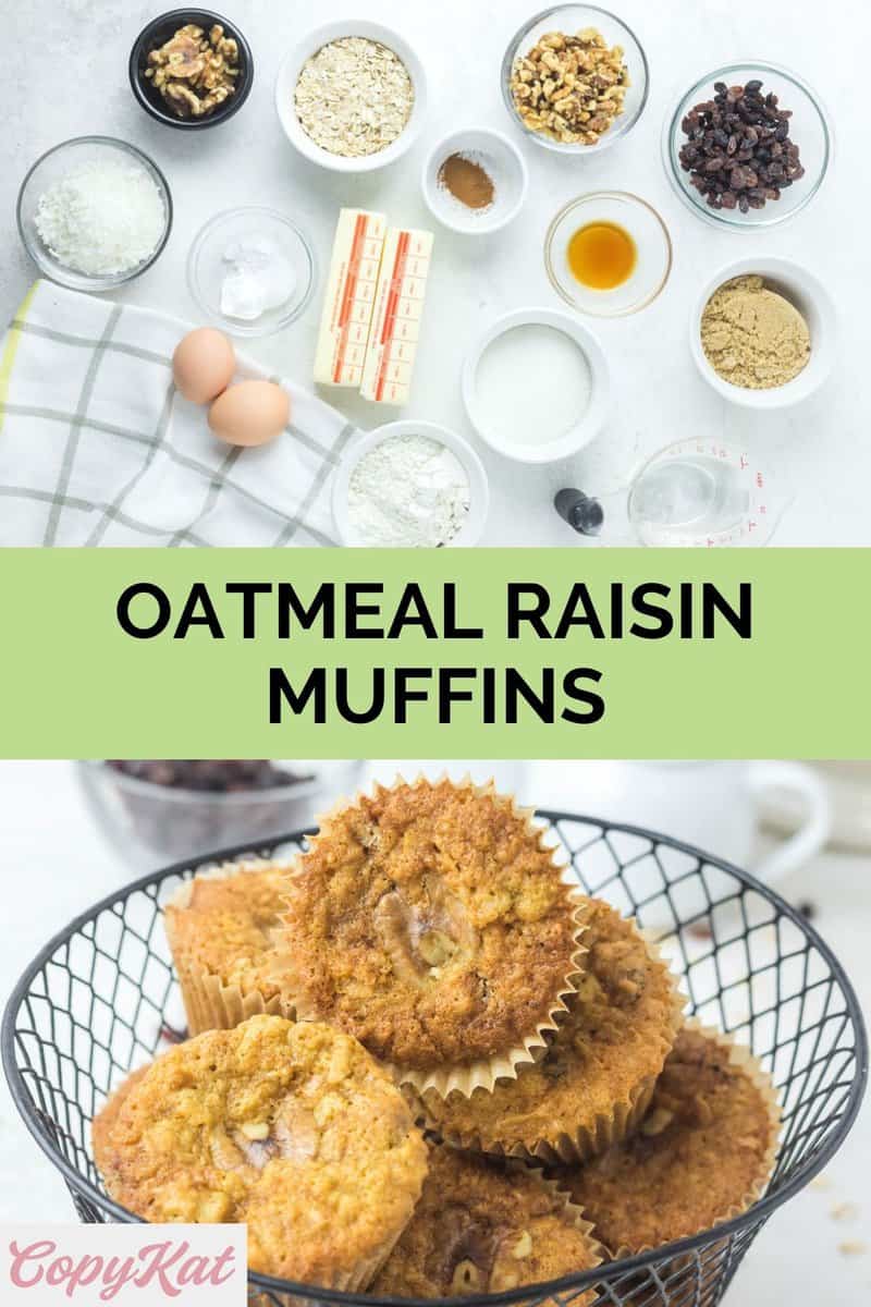 Best Oatmeal Raisin Muffins - CopyKat Recipes