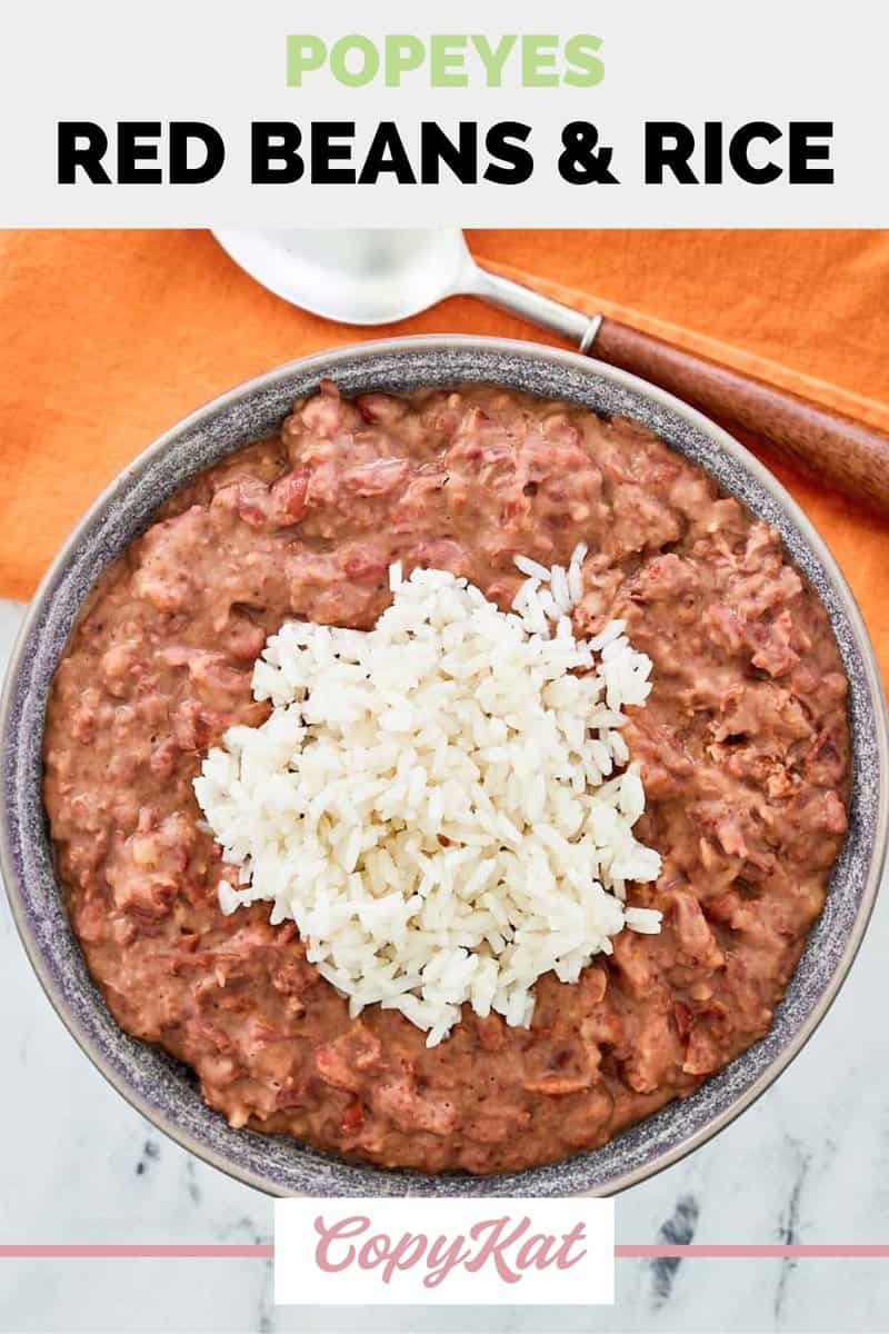 Copycat Popeyes Red Beans and Rice Recipe