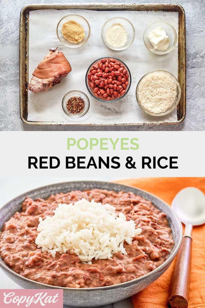 Copycat Popeyes Red Beans and Rice Recipe