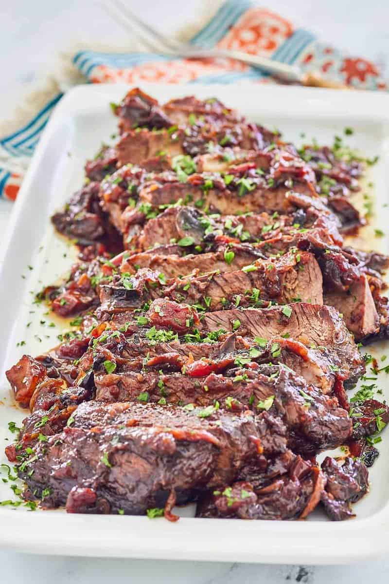 Raw Meat Cooking in Frying Pan on Stove Top Stock Photo - Image of