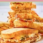 jalapeno popper grilled cheese sandwiches.