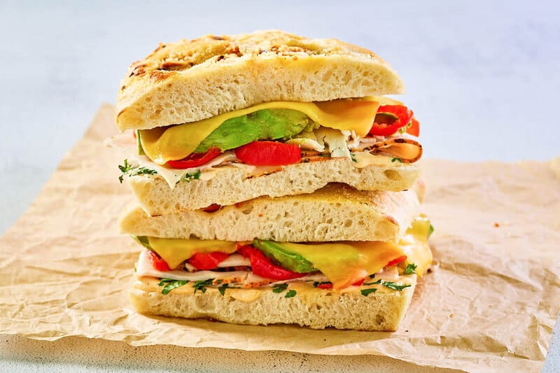 copycat Panera Specie chipotle yellow avocado melt sandwich.