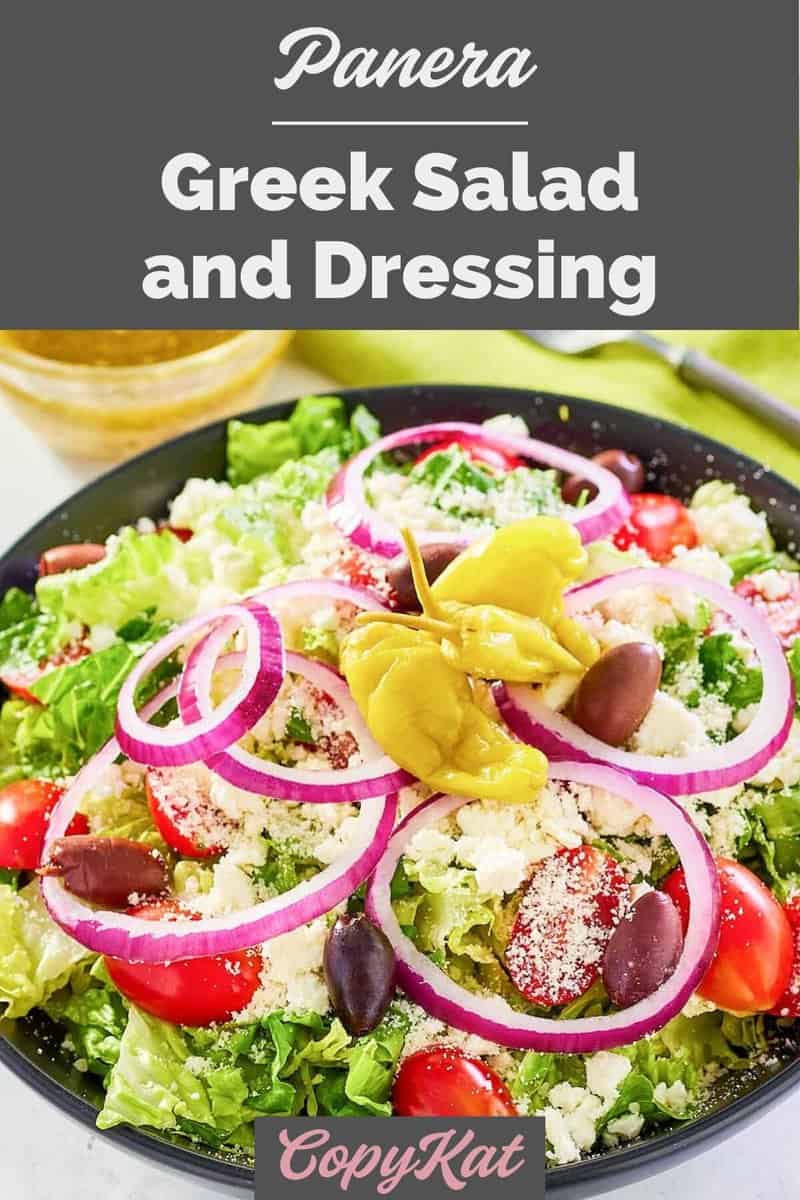 Panera Greek Salad and Dressing Tasty Made Simple