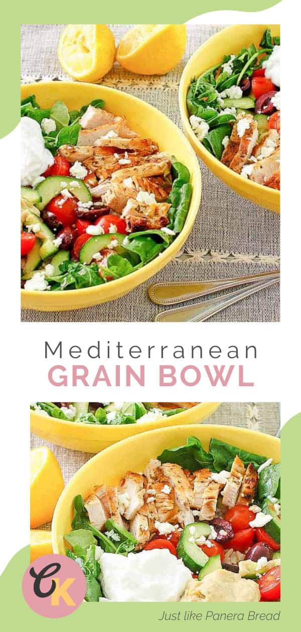 Panera Mediterranean Grain Bowl with Chicken - CopyKat Recipes