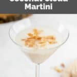 Martini con nuvole di cocco Tommy Bahama fatto in casa.