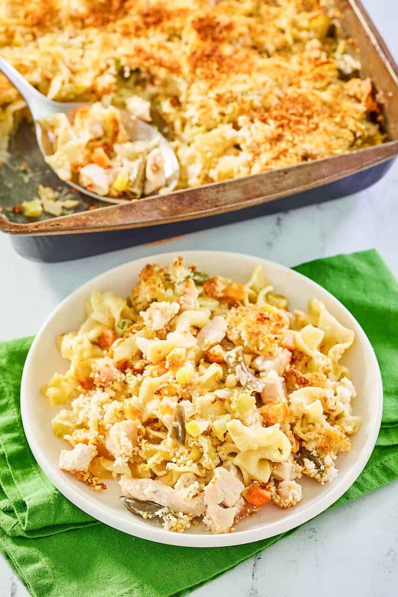 Best Chicken Noodle Casserole CopyKat Recipes   Chicken Noodle Casserole Pin 2 