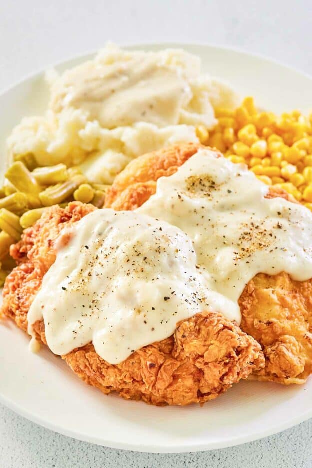 Cracker Barrel Chicken Fried Chicken N muasafat