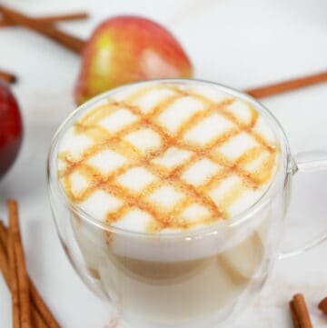 copycat Starbucks apple crisp oatmilk macchiato.