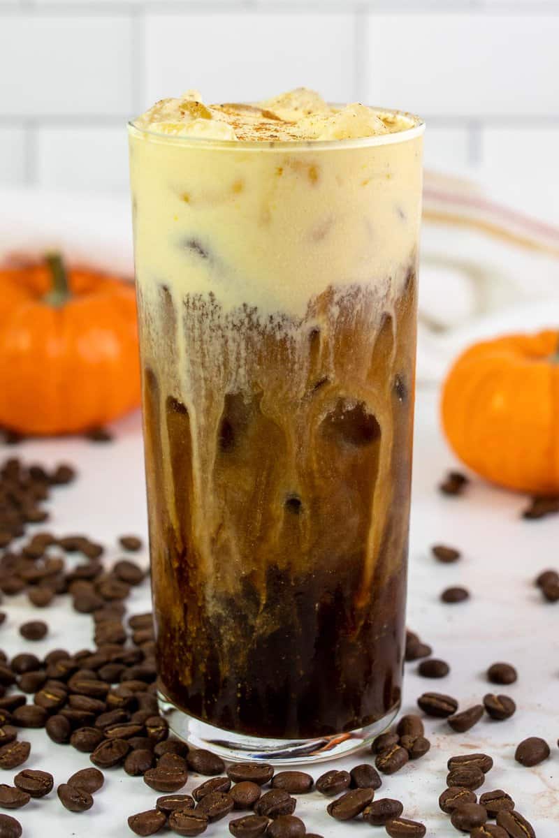 Pumpkin Cream Cold Brew (Starbucks Copycat) - One Sweet Appetite