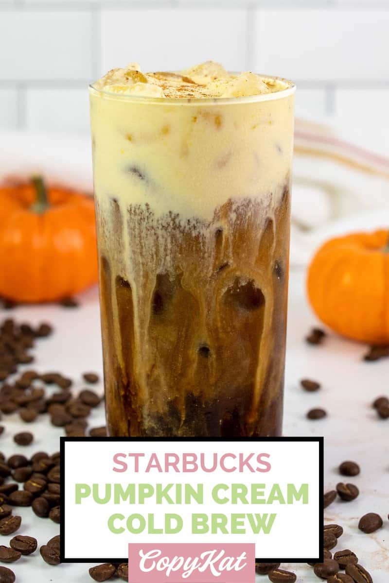 Starbucks Pumpkin Cream Cold Brew - Copykat Recipes