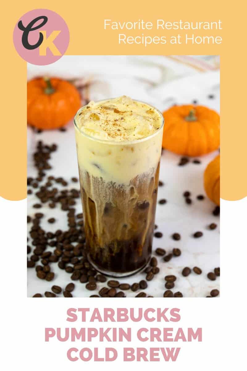 Starbucks Pumpkin Cream Cold Brew - CopyKat Recipes