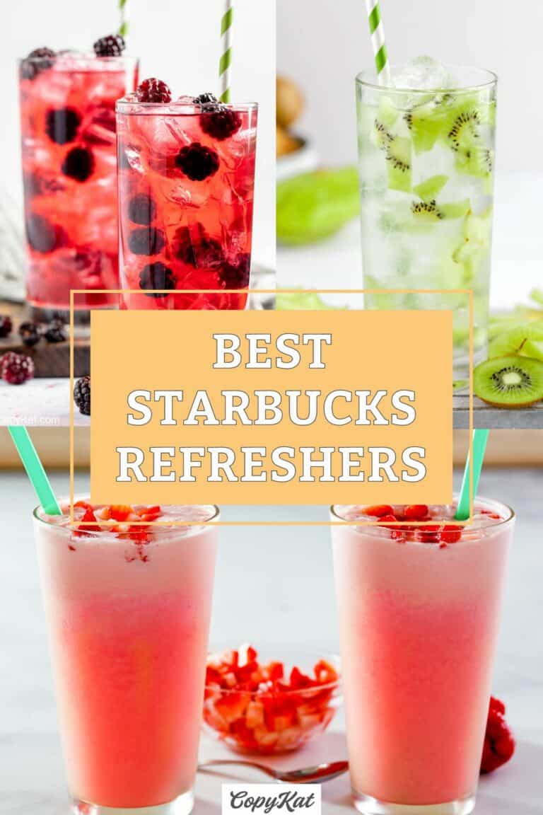 three Starbucks Refreshers drinks.