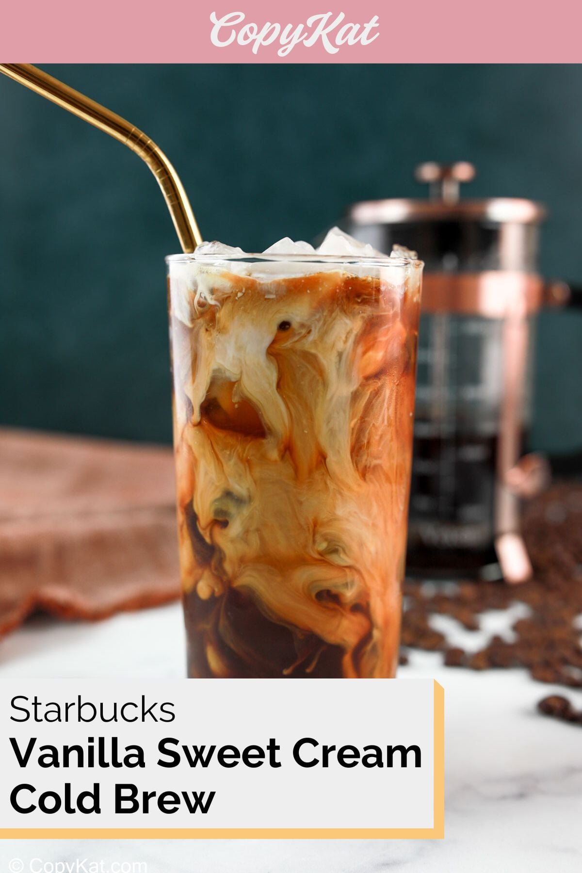 DIY Starbucks Vanilla Sweet Cream Cold Brew Recipe