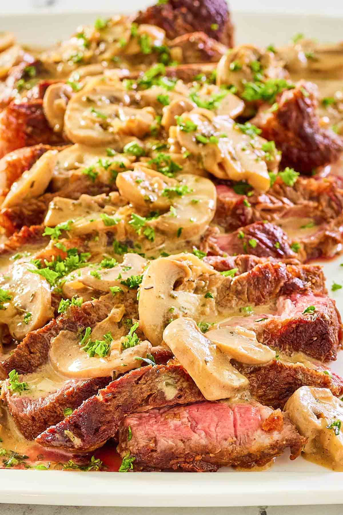 Mushroom Sirloin Steak and Marsala Recipe