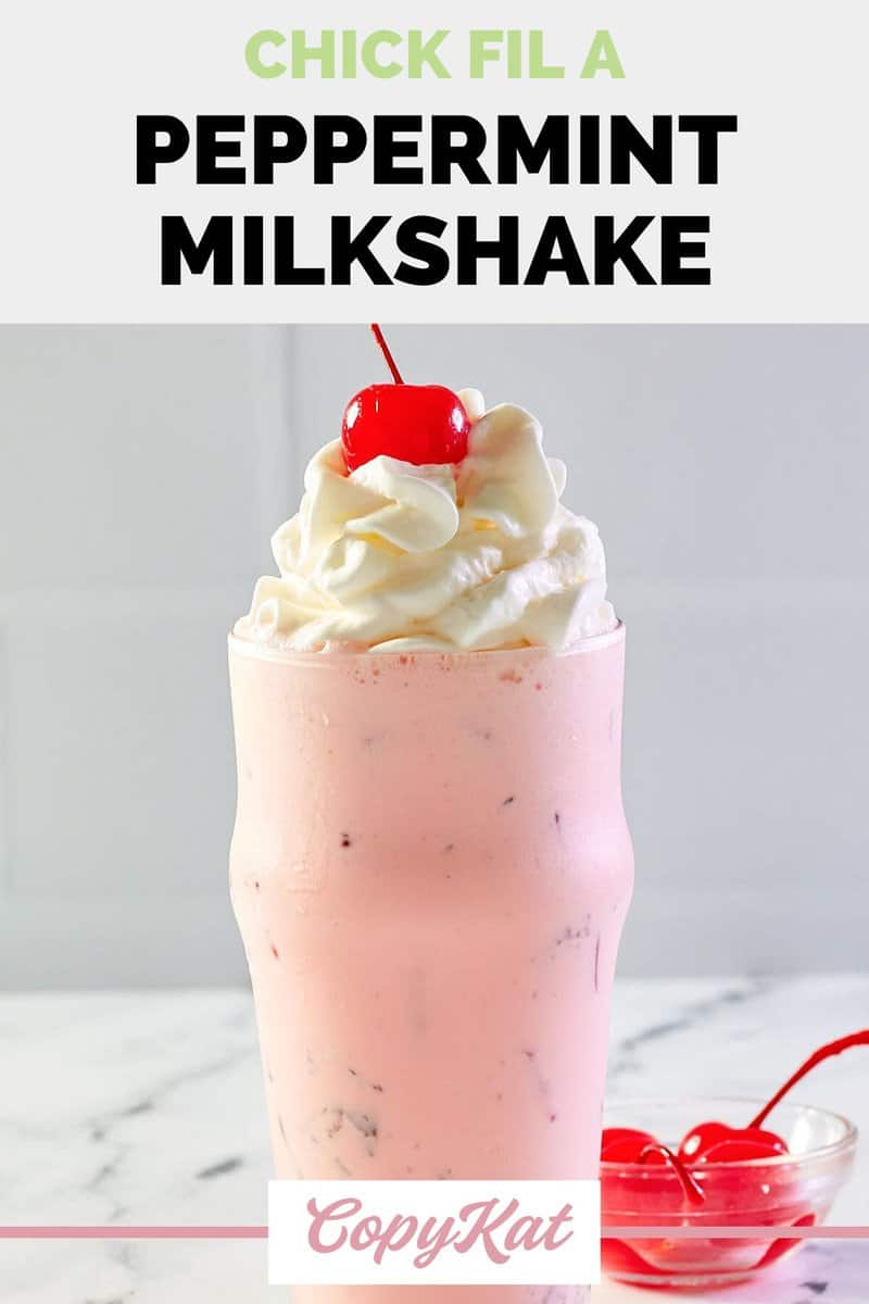 Chick Fil A Peppermint Milkshake Tasty Made Simple