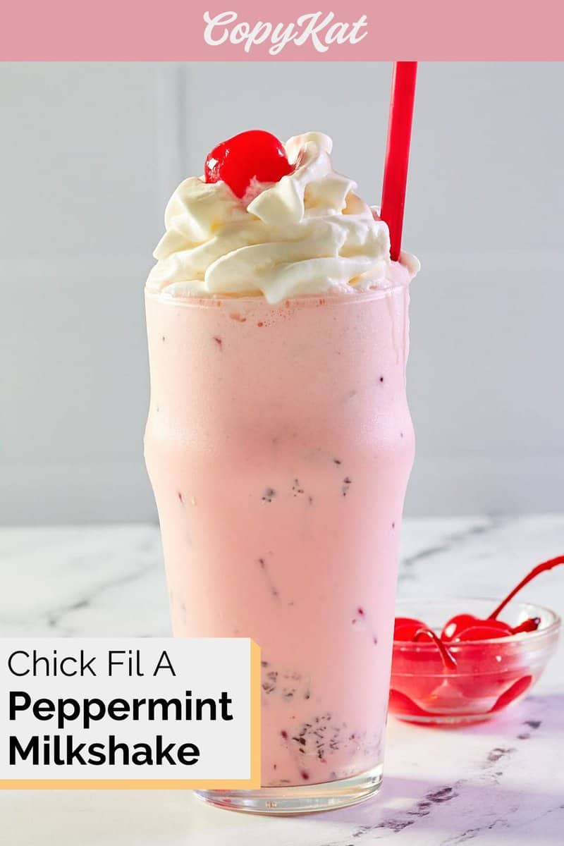 Chick Fil A Peppermint Milkshake - CopyKat Recipes