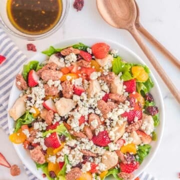 copycat O'Charley's California chicken salad and balsamic dressing.