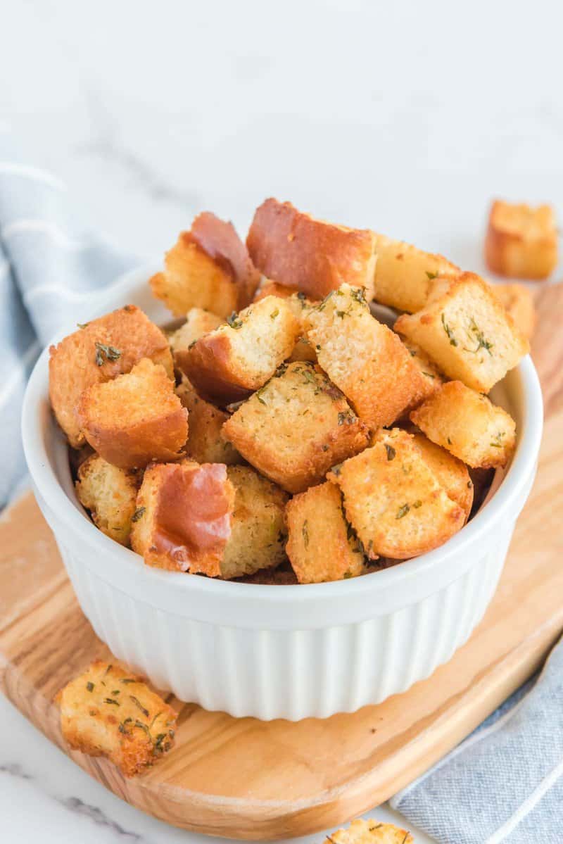 How to Make Croutons in Air Fryer