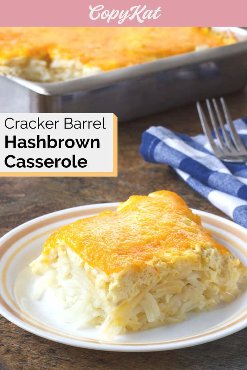 Cracker Barrel Hashbrown Casserole - CopyKat Recipes