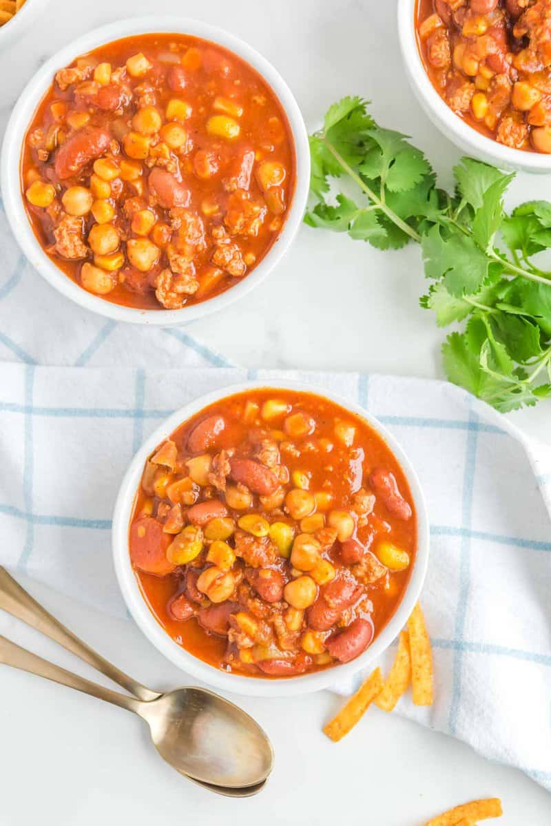 Healthy Turkey Chili Recipe (Panera Copycat) - Healthy Little Peach