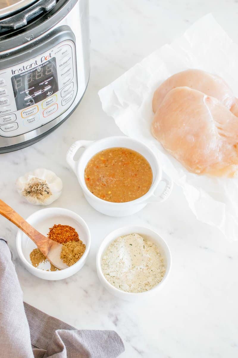 Instant Pot Cafe Rio Chicken - 365 Days of Slow Cooking and Pressure Cooking