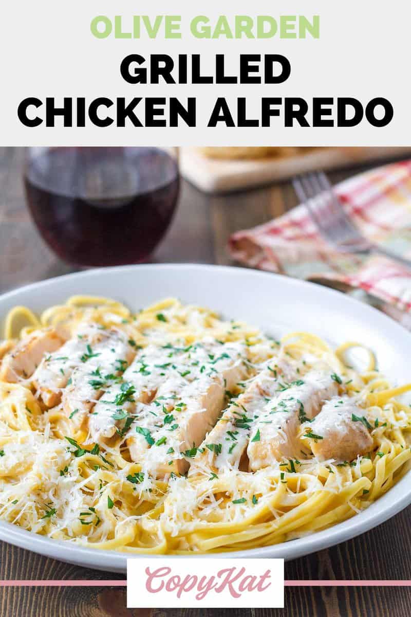 Olive Garden Grilled Chicken and Alfredo Sauce - CopyKat Recipes