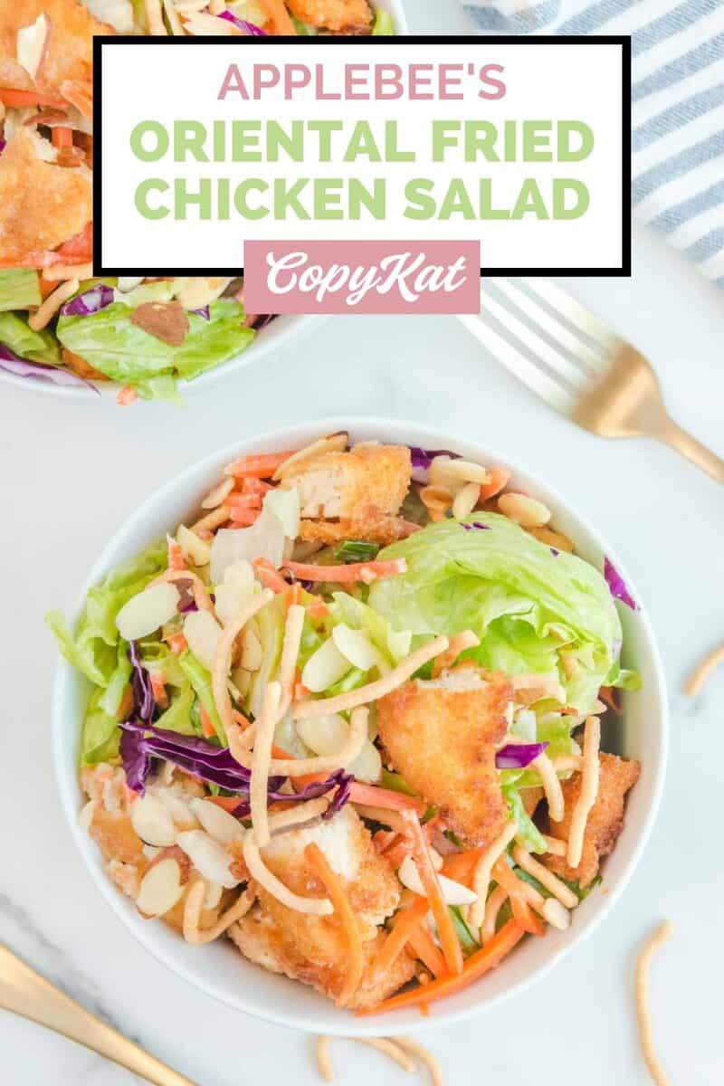 Applebee's Oriental Fried Chicken Salad - CopyKat Recipes