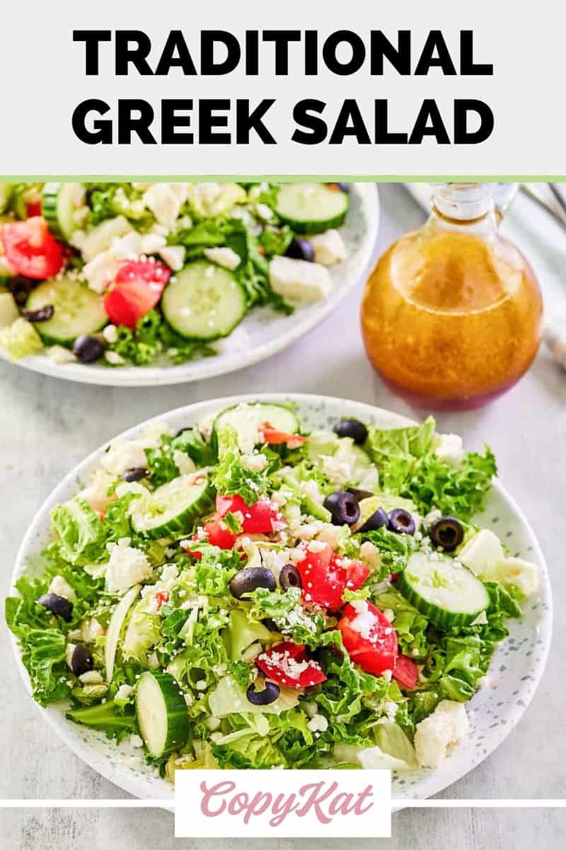 Traditional Greek Salad - CopyKat Recipes