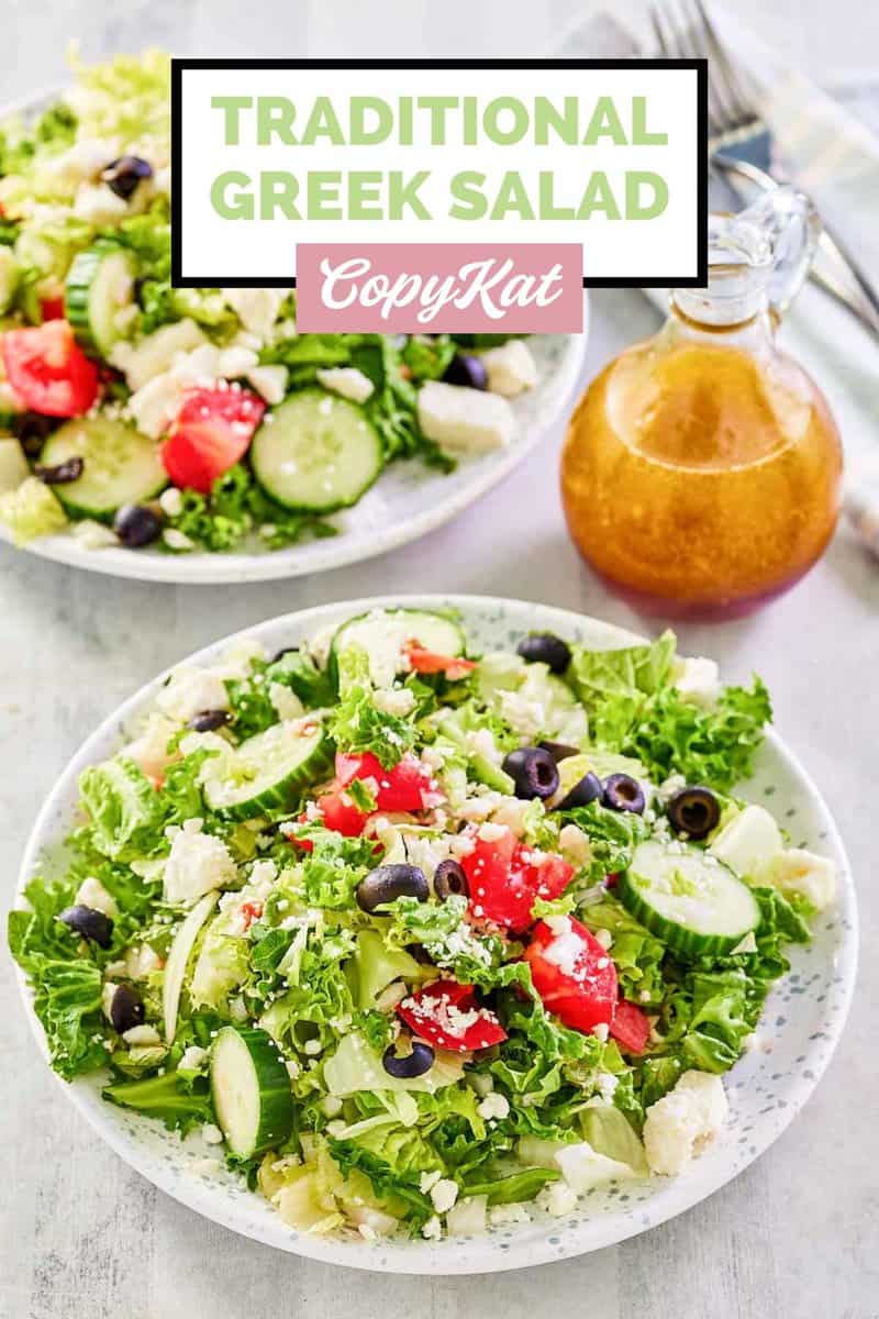 Traditional Greek Salad - Copykat Recipes