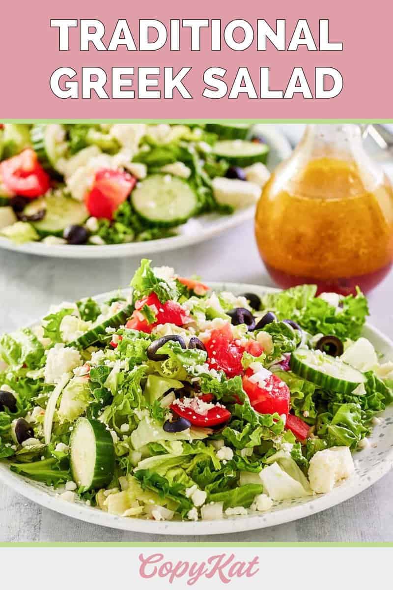 Traditional Greek Salad - CopyKat Recipes