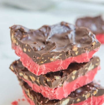 A stack of cherry mash bars.