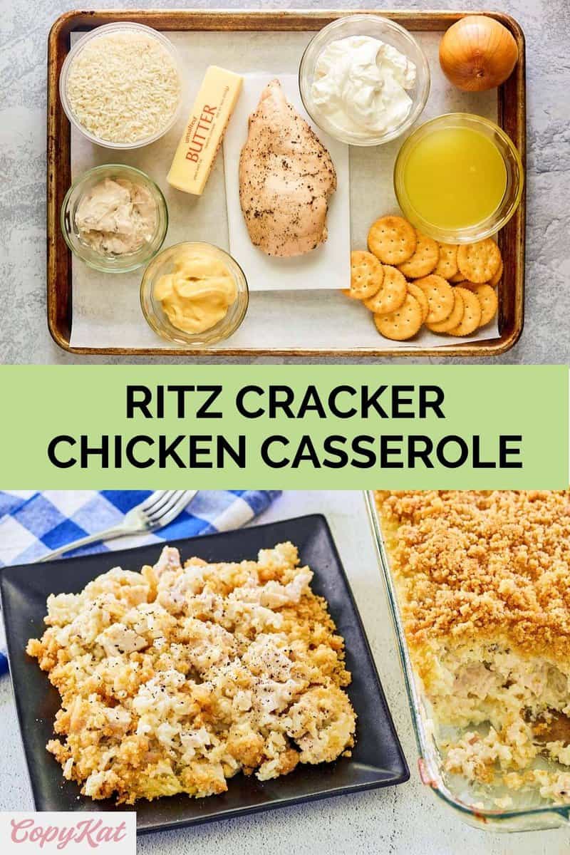 Ritz Cracker Chicken Casserole - CopyKat Recipes