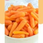 A bowl of homemade Cracker Barrel baby carrots.