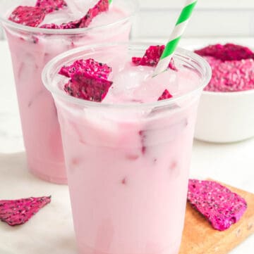 Copycat Starbucks dragon drink refreshers.