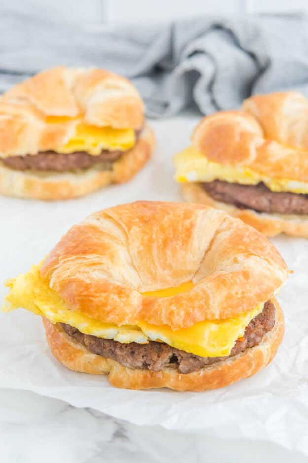 Burger King Sausage, Egg, & Cheese Croissan'Wich Recipe