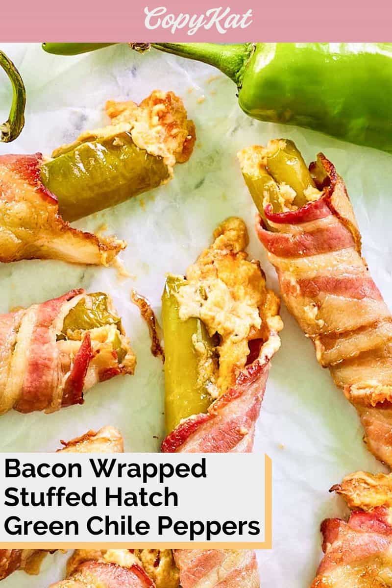 Bacon Wrapped Stuffed Hatch Peppers - CopyKat Recipes