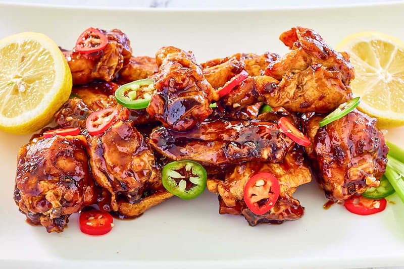 Asian zing baked 2025 wings