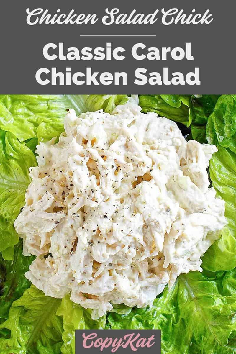 Chicken Salad Chick Classic Carole Chicken Salad Recipe - CopyKat Recipes