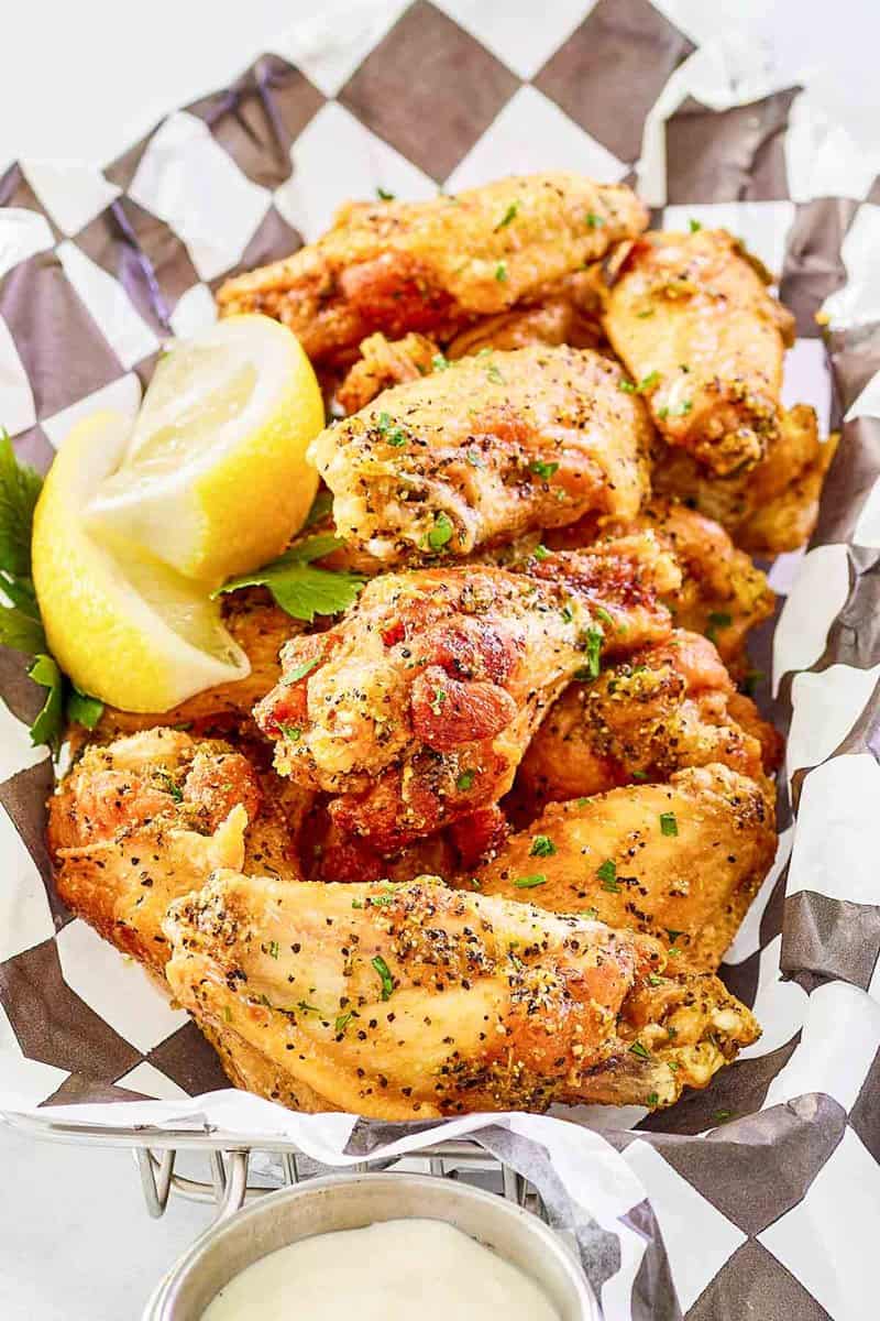 Lemon Pepper Wings - Dinner at the Zoo