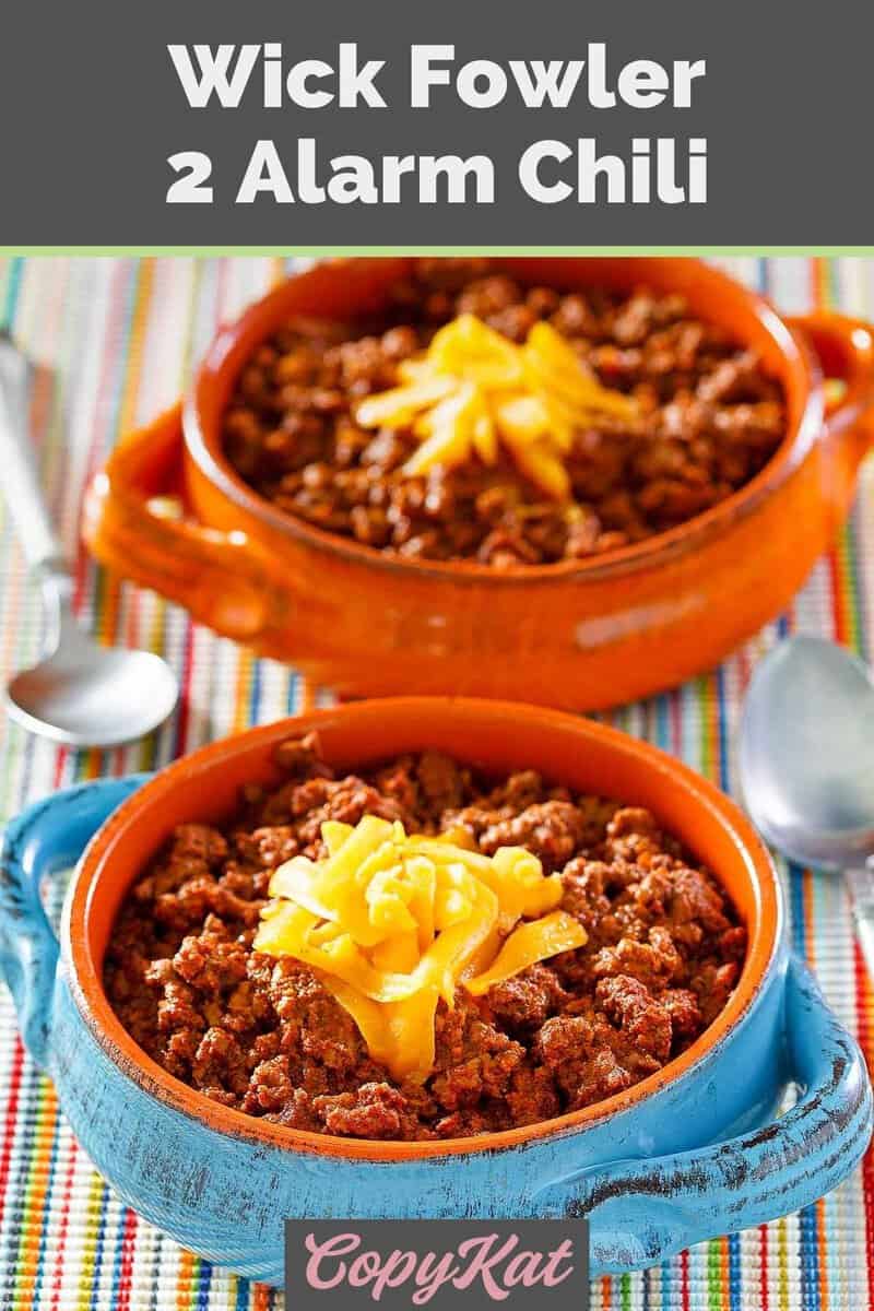 Wick Fowler’s 2Alarm Chili Copycat Just Like the Original