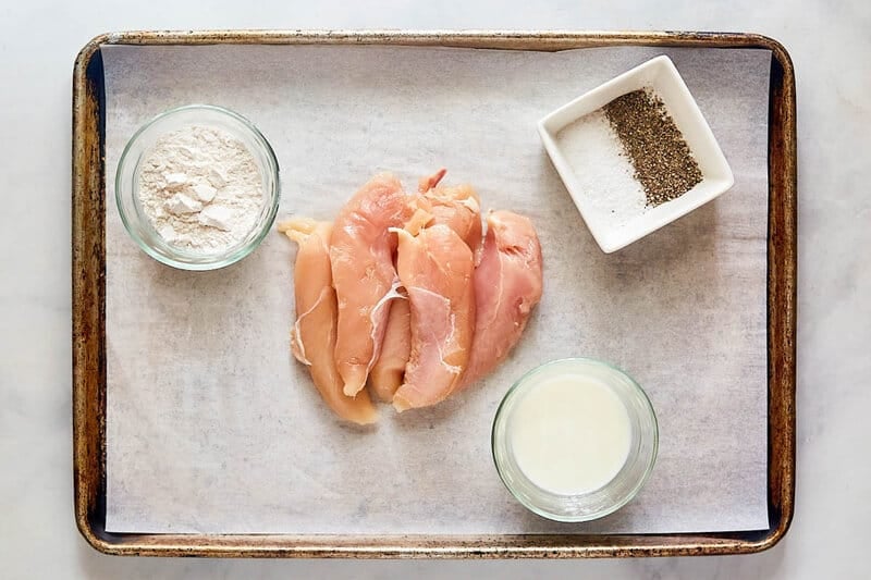 Copycat Cracker Barrel fried chickenhearted  tenders ingredients.