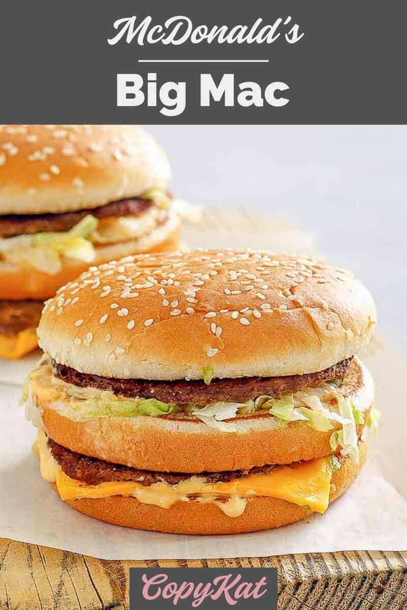 Homemade Big Mac with Special Sauce - Copycat Recipe