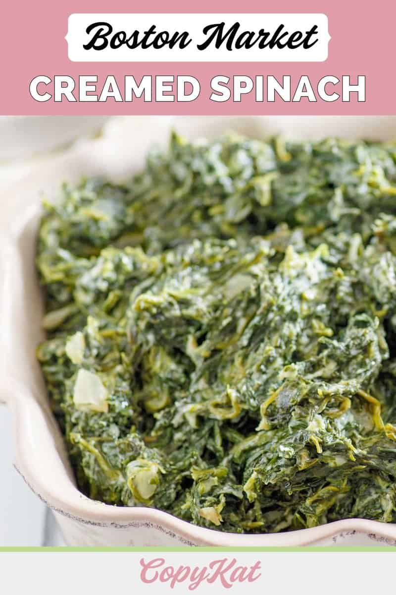 Boston Market Creamed Spinach - CopyKat Recipes