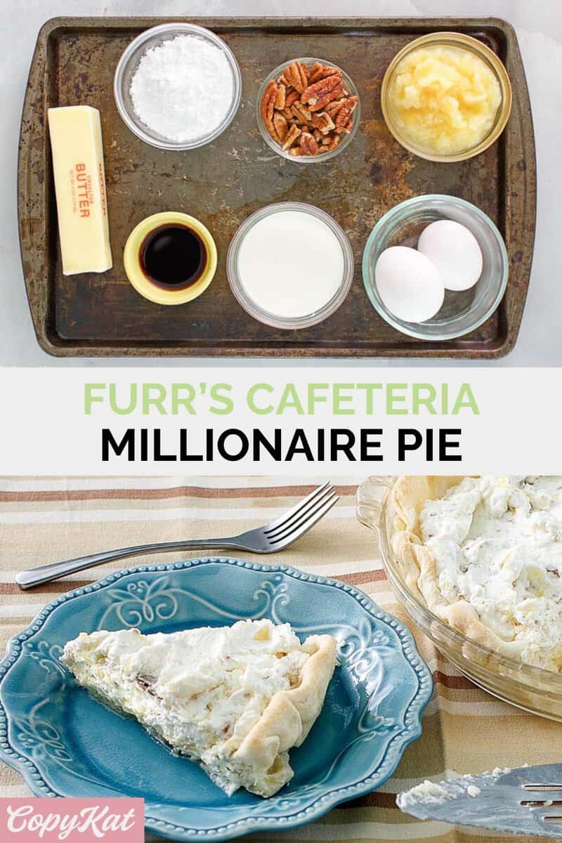Furr's Cafeteria Pineapple Millionaire Pie - CopyKat Recipes
