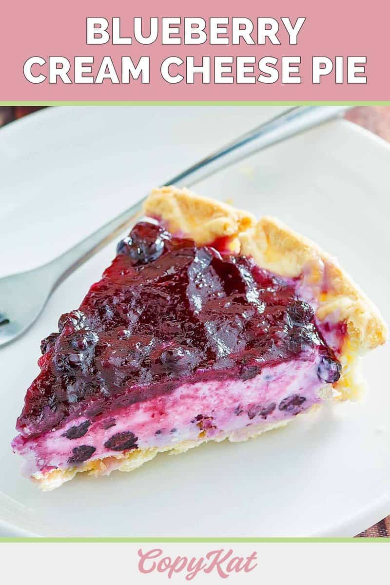 Easy Blueberry Cream Cheese Pie - CopyKat Recipes